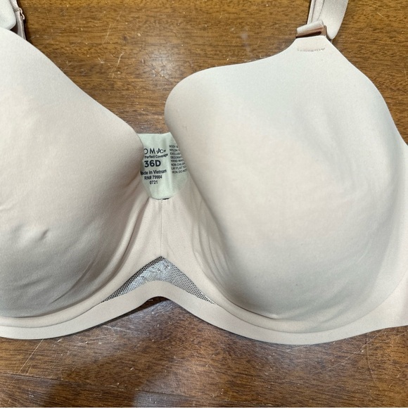 Soma Womens Bra Size 36D Bodify Perfect Coverage Underwire Bra Beige Nude 0721 - Picture 6 of 11